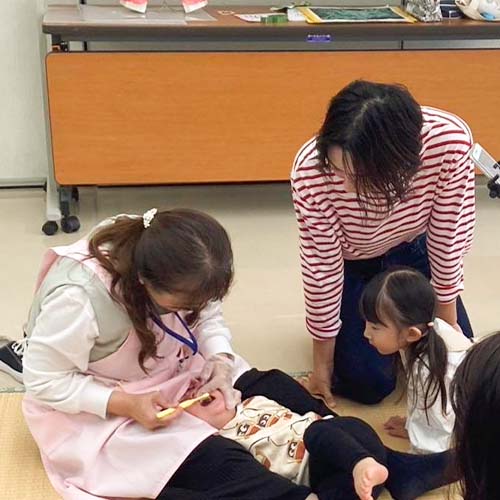はじめての歯磨き講座の写真